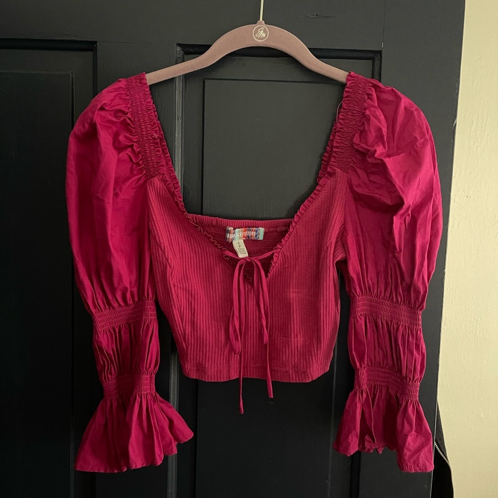 Urban Outfitters Cropped Blouse
